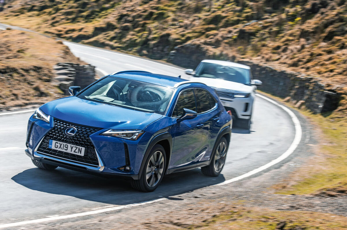 Range Rover Evoque vs Audi Q3 vs Volvo XC40 vs Lexus UX Range Rover Evoque vs Audi Q3 vs Volvo XC40 vs Lexus UX