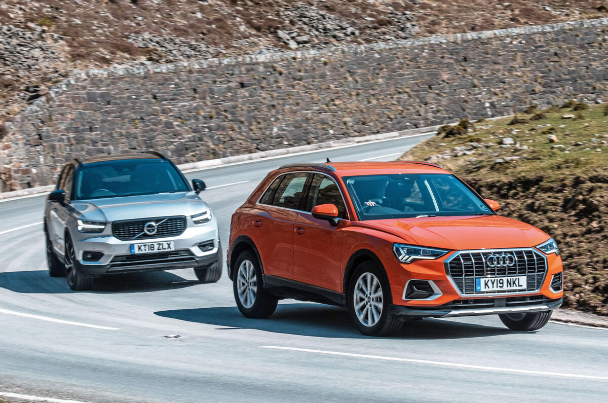 Range Rover Evoque vs Audi Q3 vs Volvo XC40 vs Lexus UX Range Rover Evoque vs Audi Q3 vs Volvo XC40 vs Lexus UX