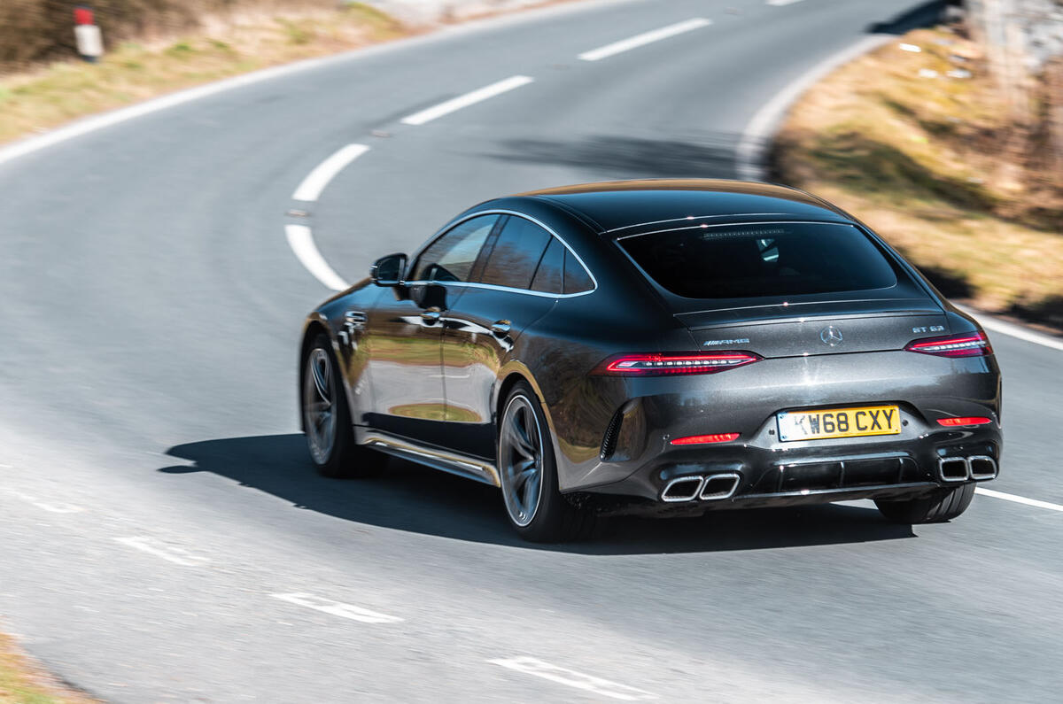 Mercedes-AMG GT 4-door Coupe - rear cornering