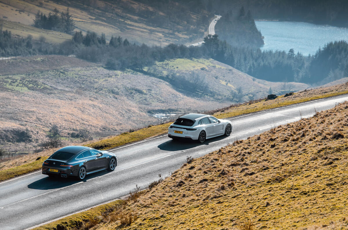 Porsche Panamera vs Mercedes-AMG GT 4-Door Coupe