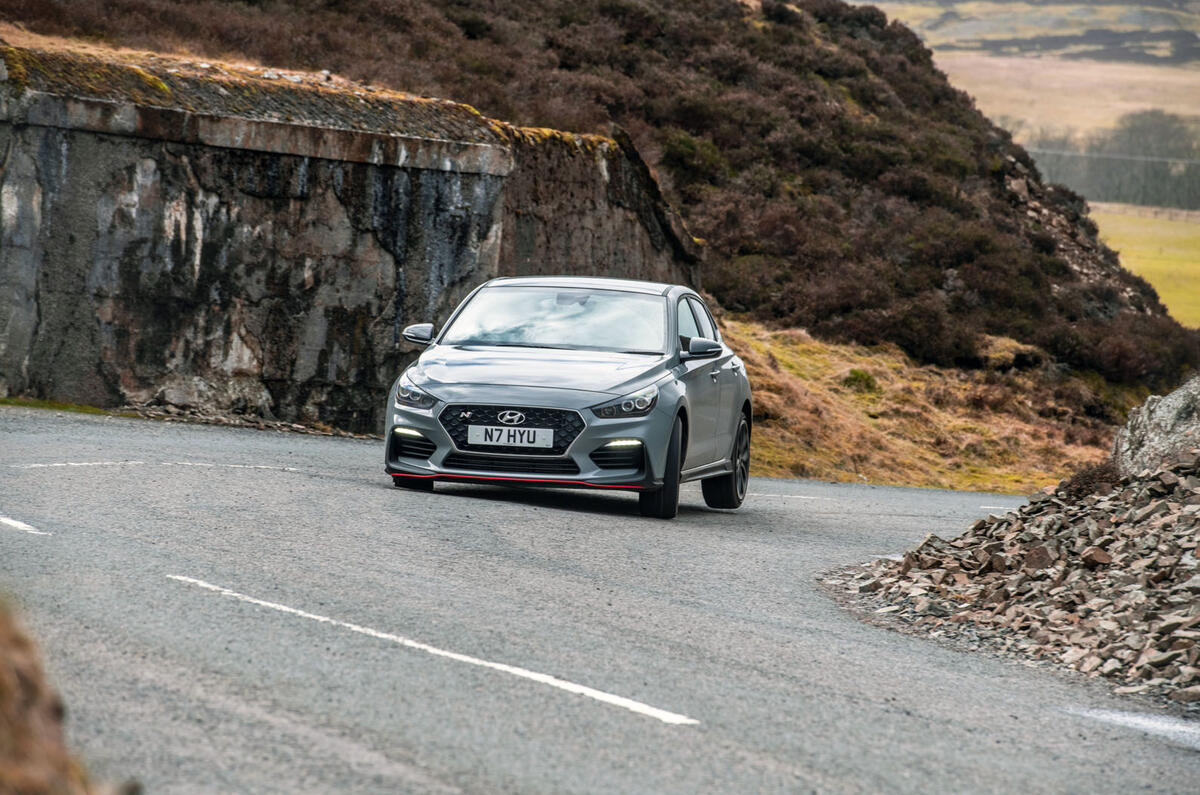 Hyundai i30 Fastback N drives the South West Coastal 300