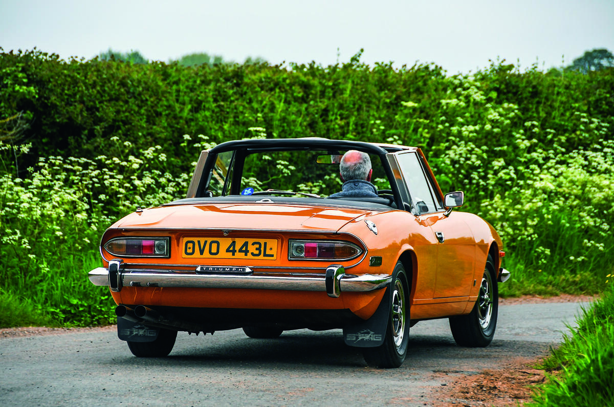 1972 Triumph Stag - cornering rear 1972 Triumph Stag - cornering rear