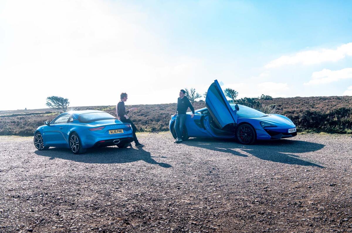 Alpine A110 vs. McLaren 570S