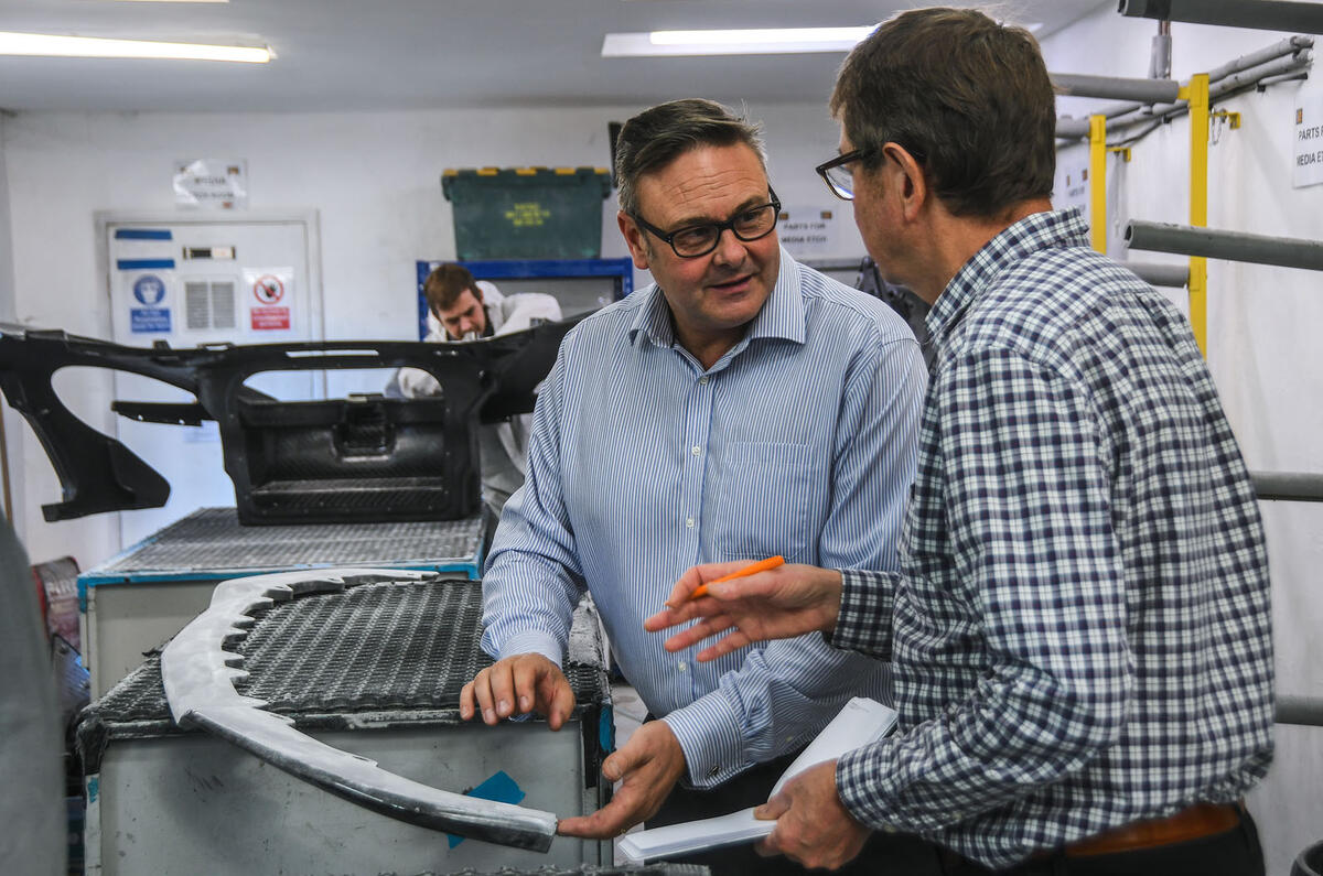 Behind the scenes at Project 12 - carbonfibre finishers