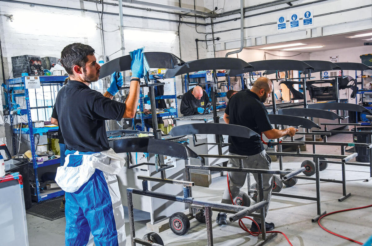 Behind the scenes at Project 12 - carbonfibre finishers