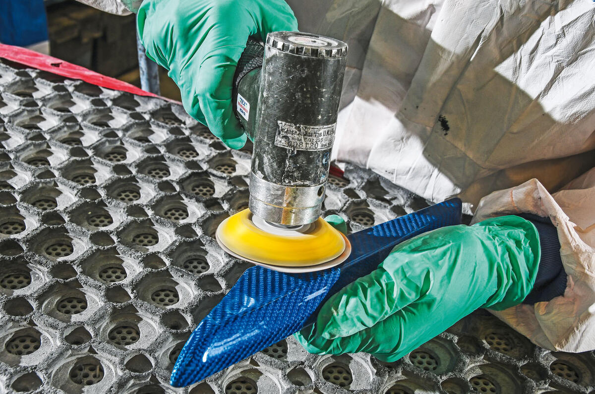 Behind the scenes at Project 12 - carbonfibre finishers