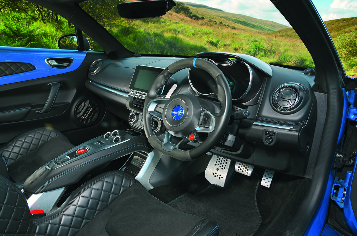 Alpine A110 interior