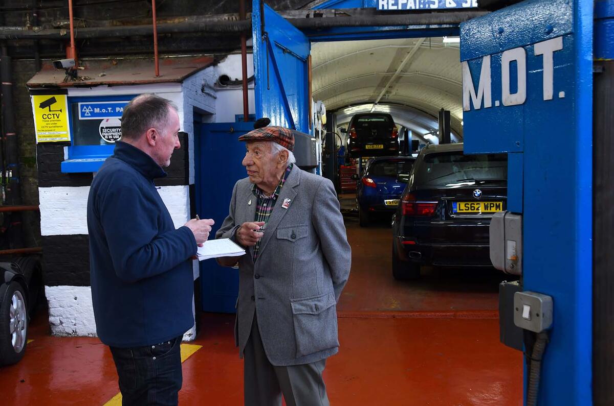 Autocar visits Ronnie Grant at Clapham North garage