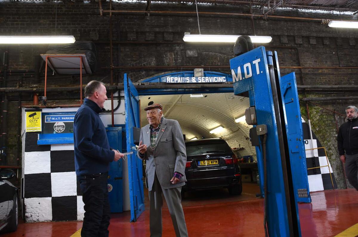 Autocar visits Ronnie Grant at Clapham North garage
