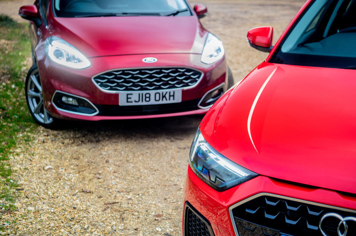 Audi A1 v. Ford Fiesta Vignale v. Mini Cooper Classic