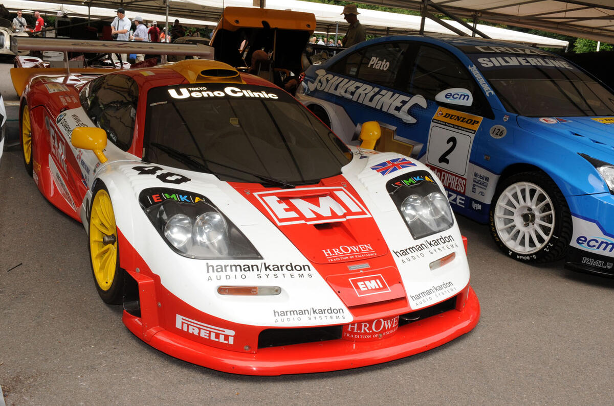 Hexagon Le Mans charity event cars