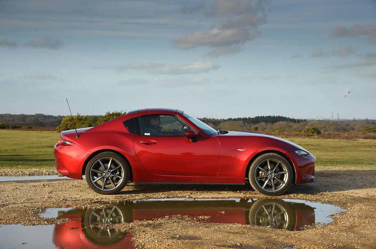 Mercedes-Benz SLK vs Mazda MX-5 RF: group test