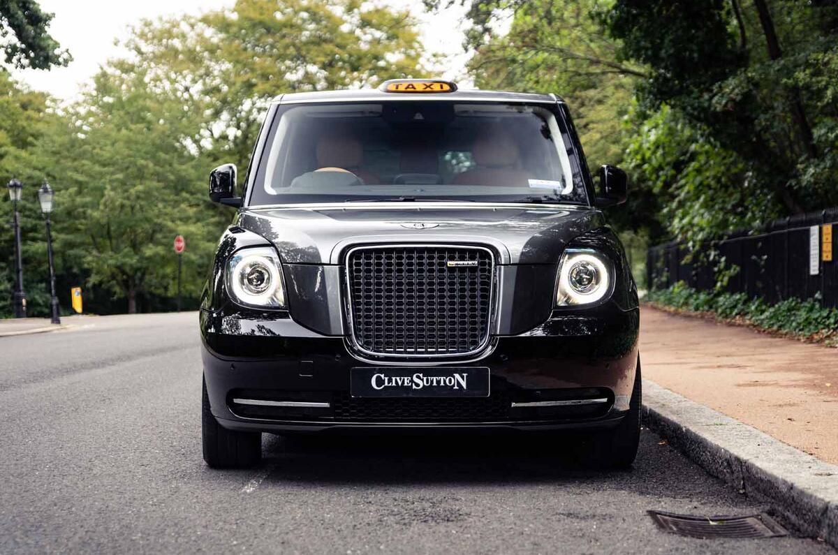 Sutton VIP Class LEVC taxi front