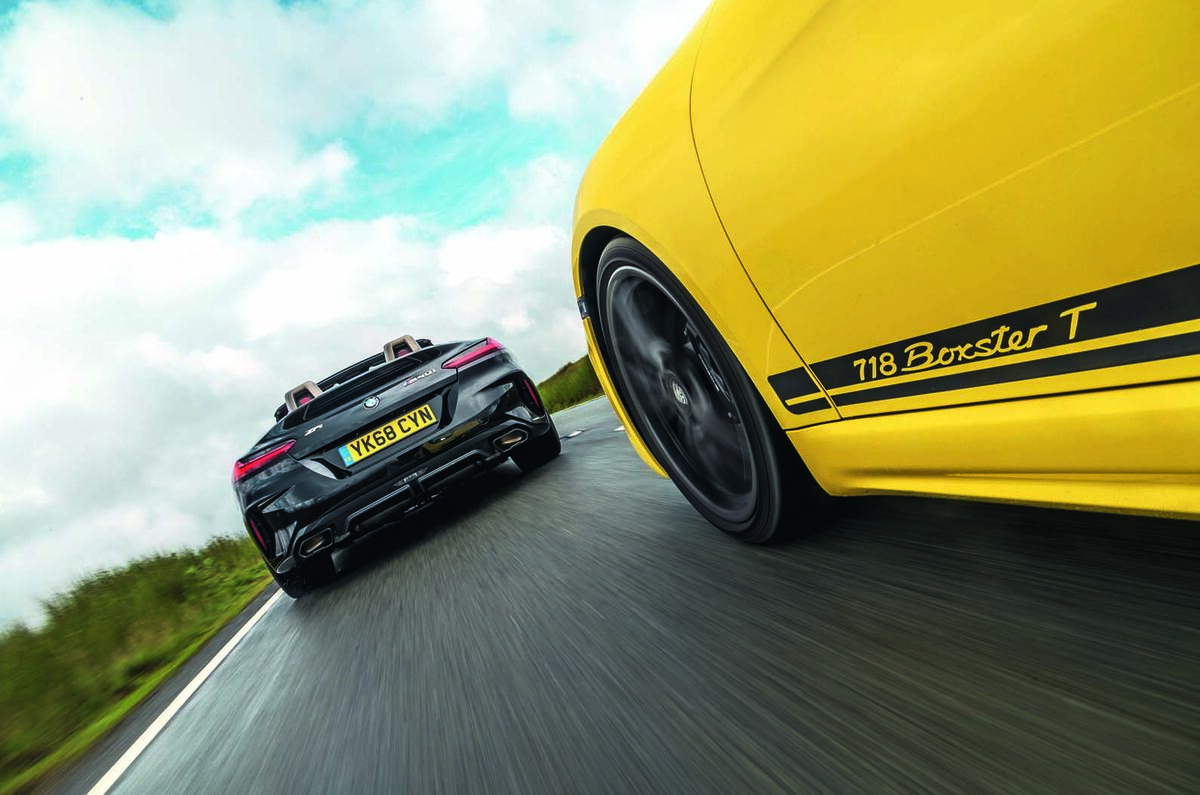 BMW Z4 vs Porsche Boxster and Audi TT