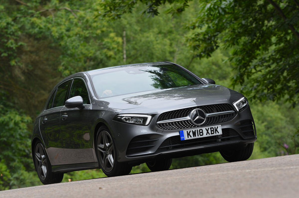 Mercedes-Benz A-Class driving - front