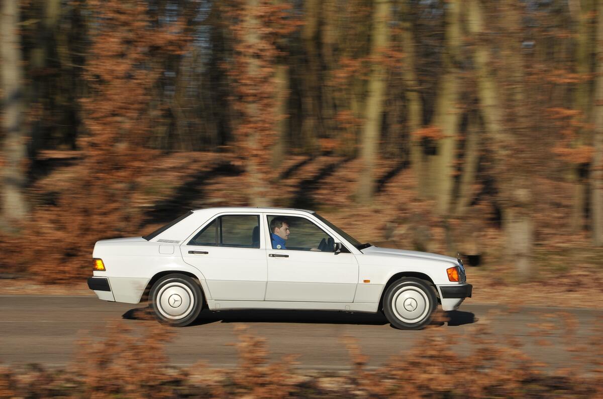 Mercedes 190E side view