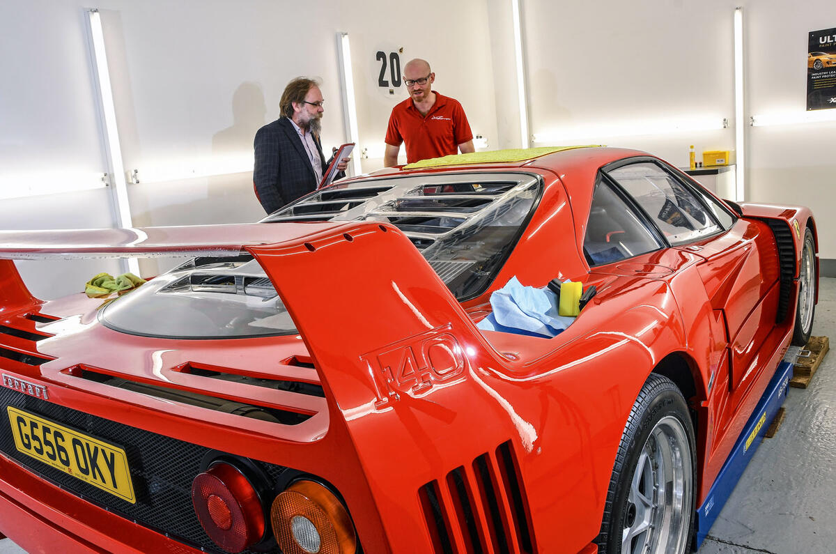 Ferrari F40 paint protection