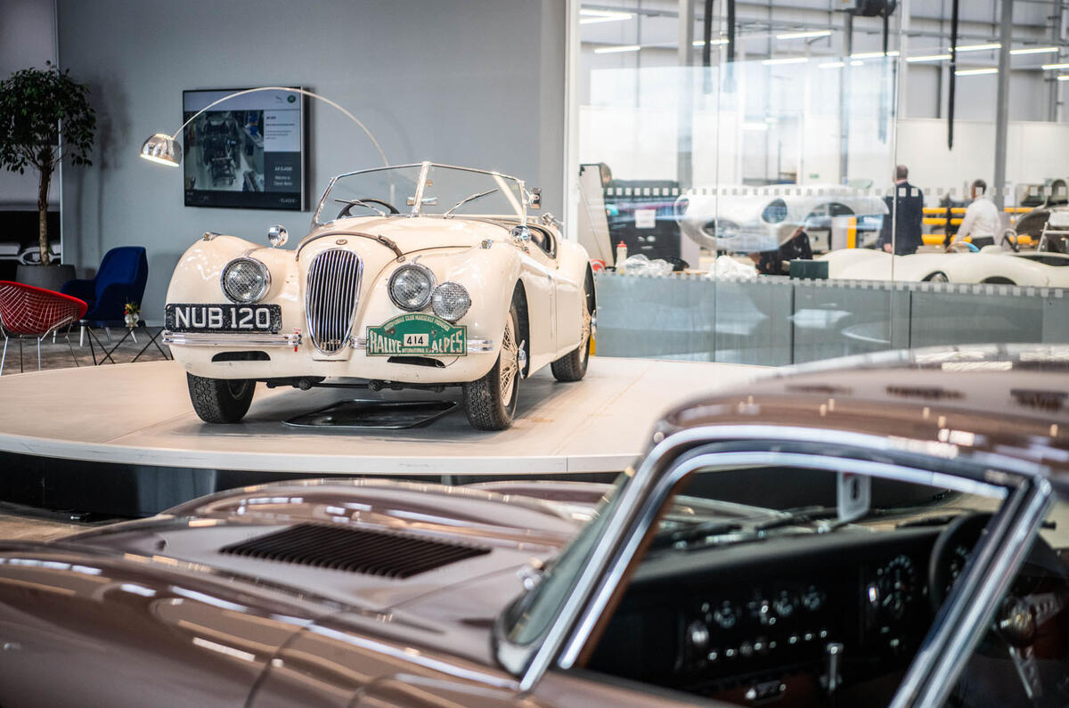 Norman Dewis at JLR Classic Works