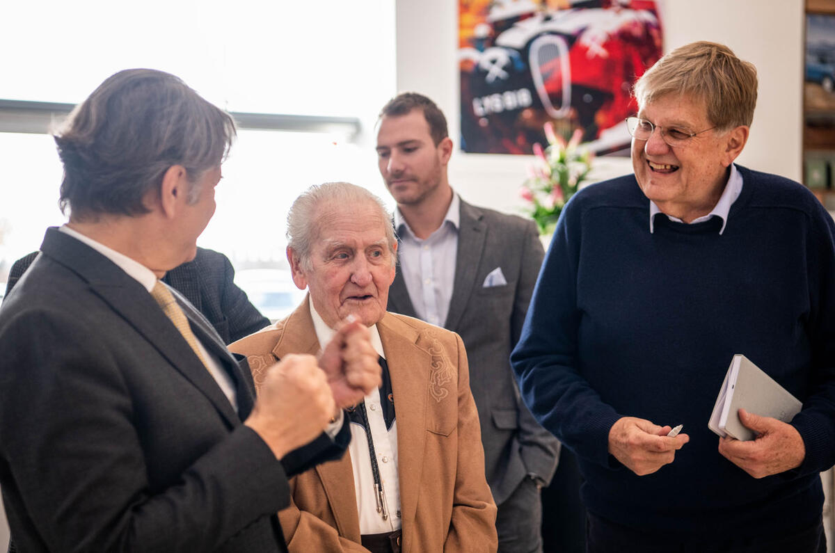 Norman Dewis at JLR Classic Works