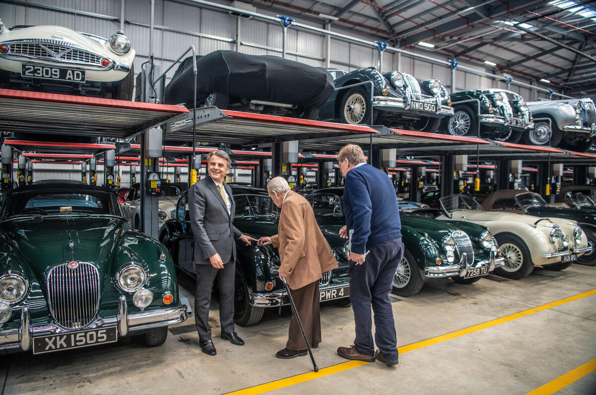 Norman Dewis at JLR Classic Works