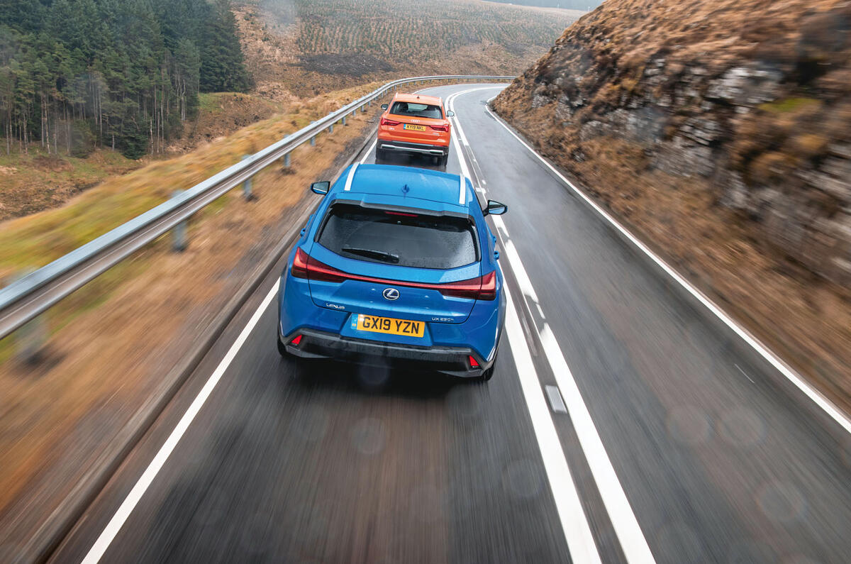 Range Rover Evoque vs Audi Q3 vs Volvo XC40 vs Lexus UX Range Rover Evoque vs Audi Q3 vs Volvo XC40 vs Lexus UX