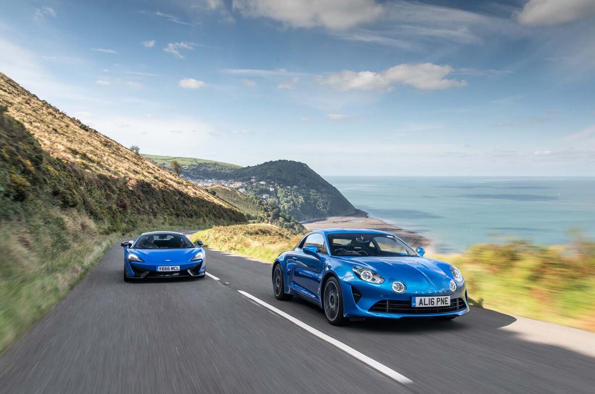 Alpine A110 vs. McLaren 570S