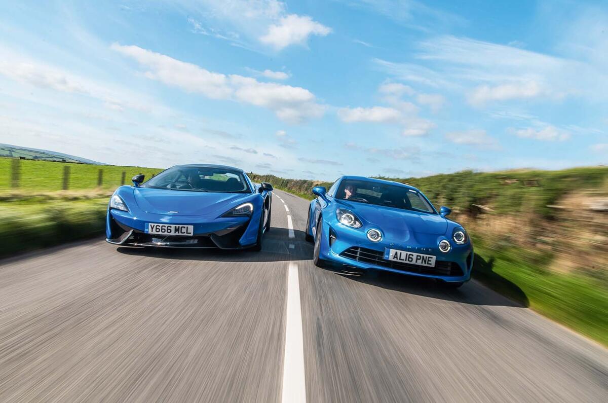 Alpine A110 vs. McLaren 570S