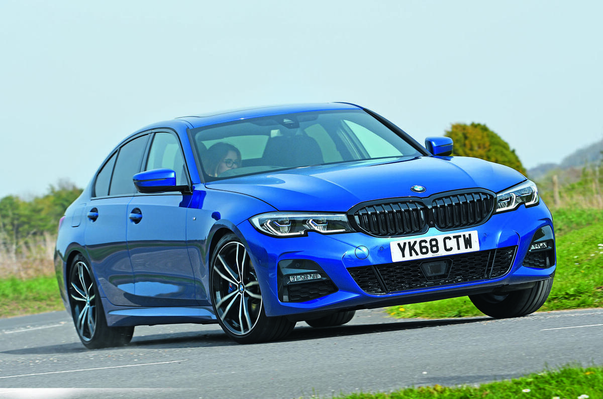 BMW 318d corrnering - front