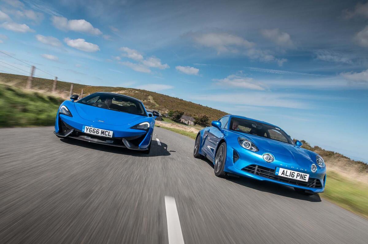 Alpine A110 vs. McLaren 570S