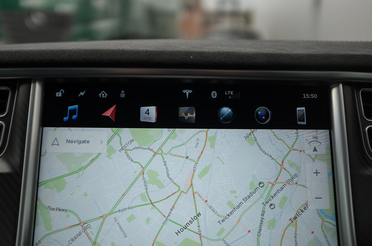Tesla infotainment