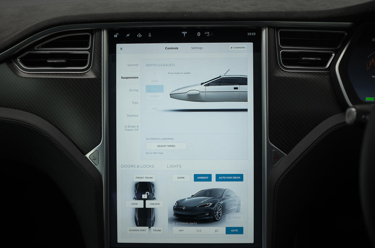 Tesla infotainment