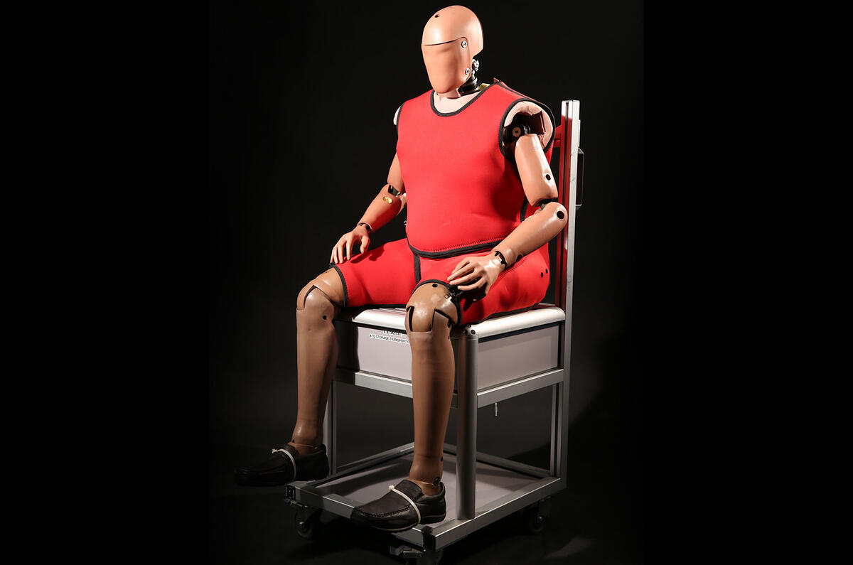 Crash test dummies to get old and obese