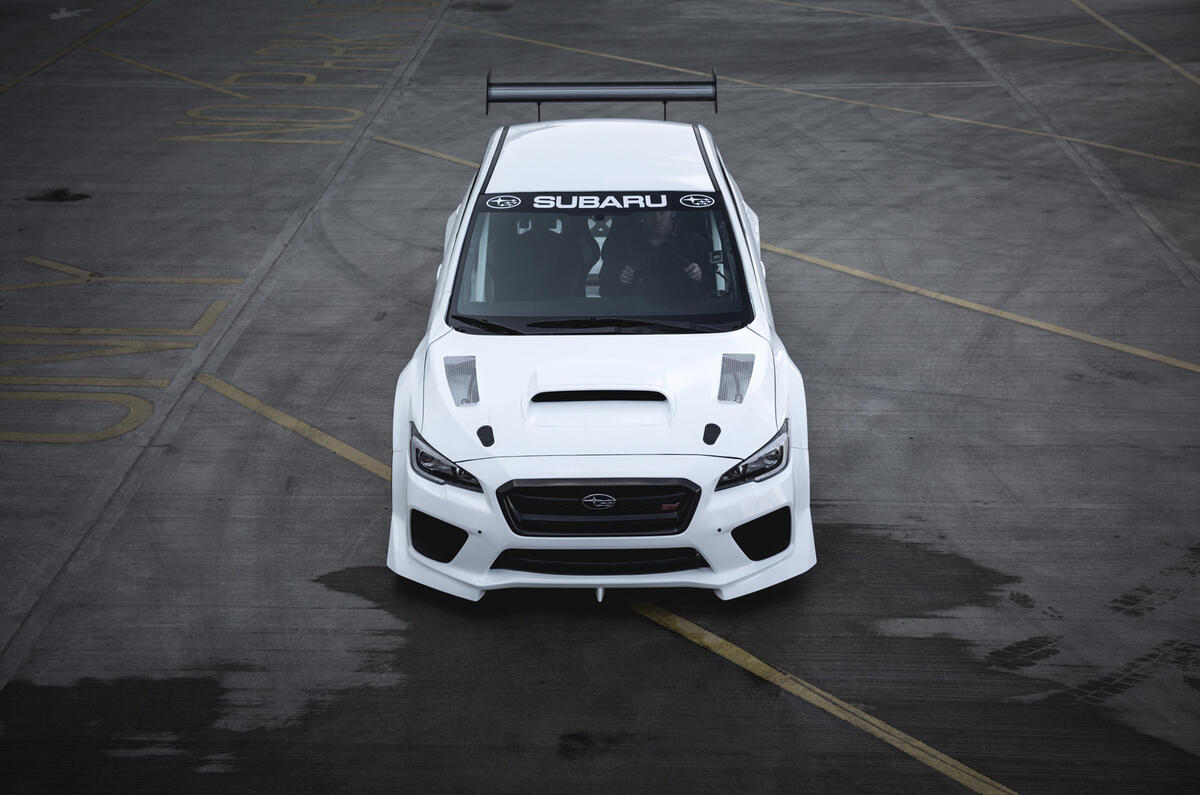 Subaru WRX STI Prodrive Isle of Man TT car