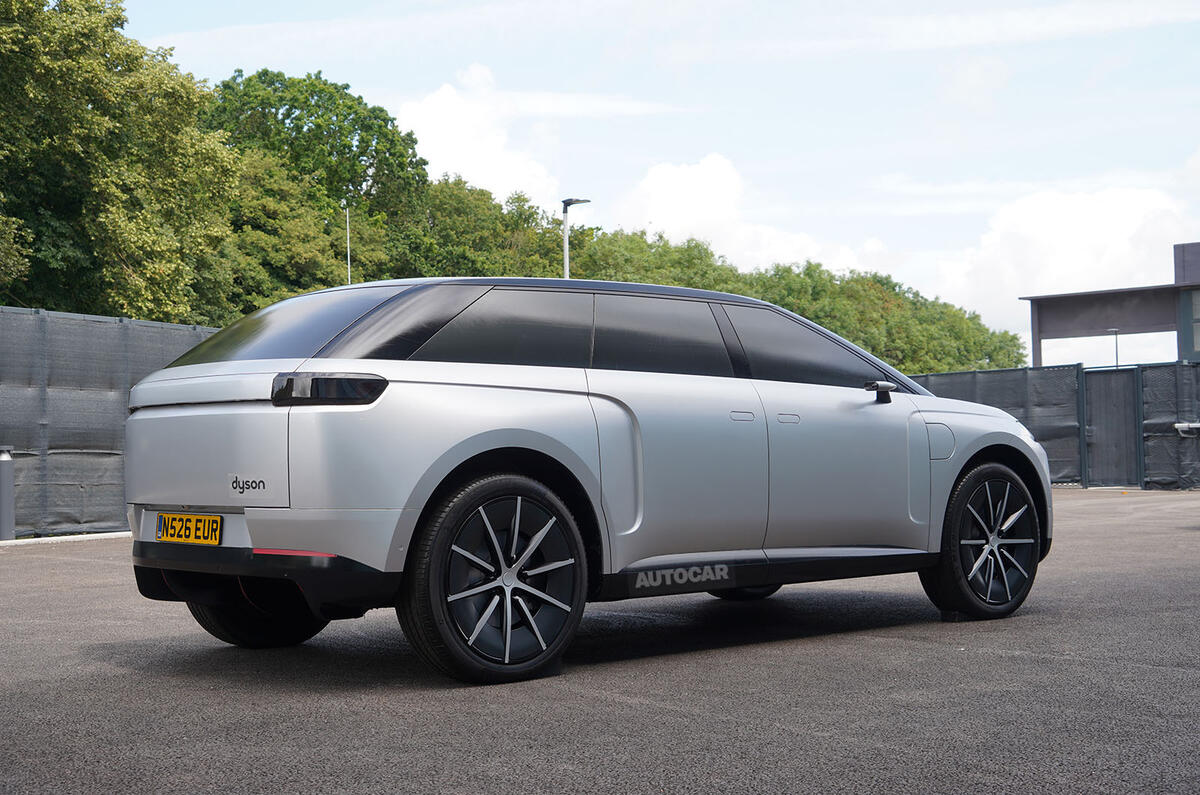 Dyson electric car - rear Dyson electric car - rear