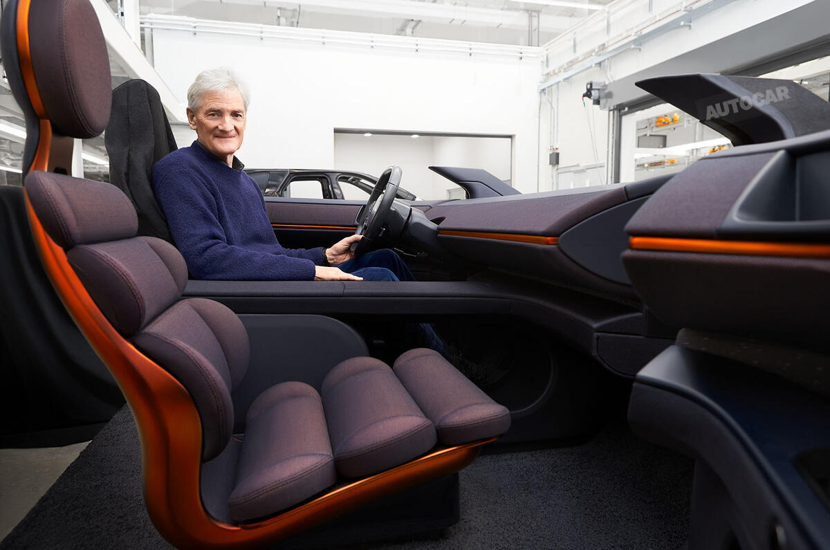 Dyson electric car - interior Dyson electric car - interior