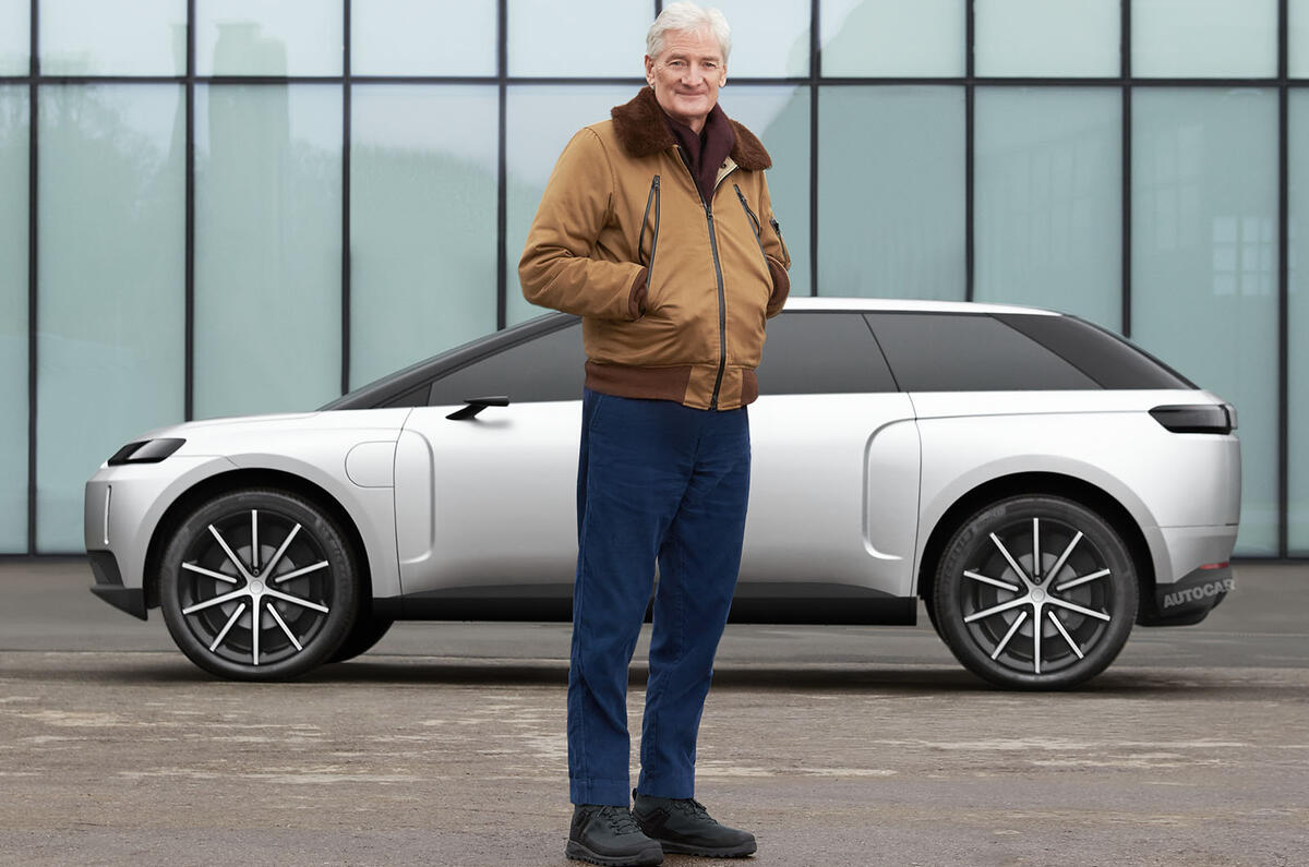 Dyson electric car - side Dyson electric car - side
