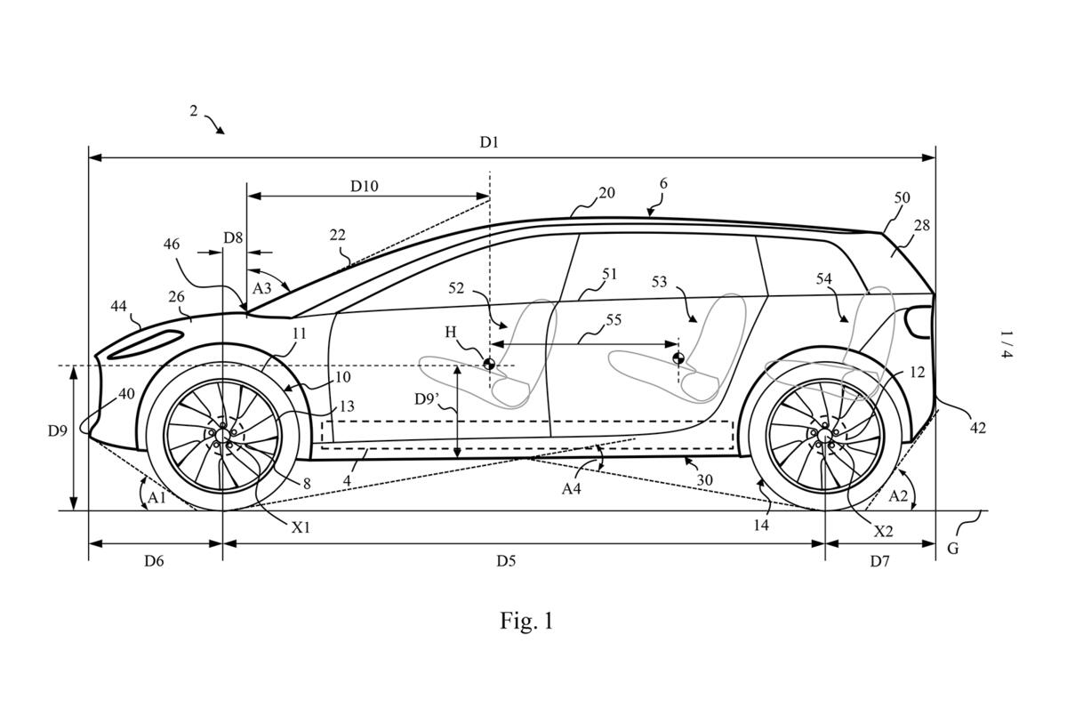 Dyson electric car patent images - patent diagram