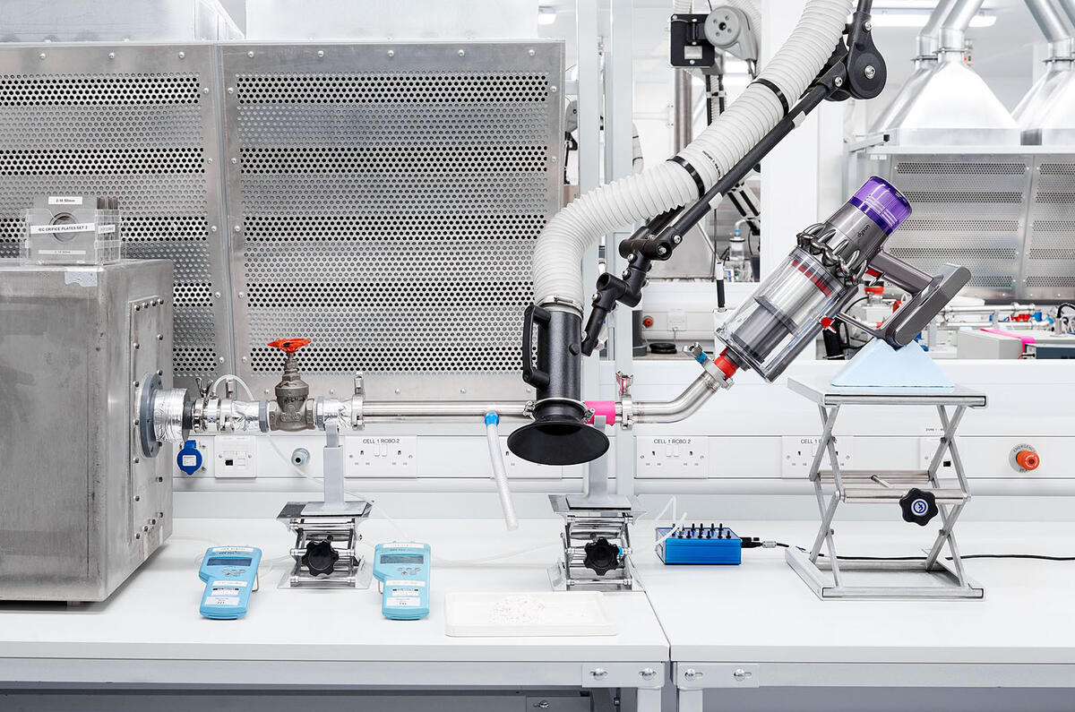 Dyson Malmesbury vacuum testing