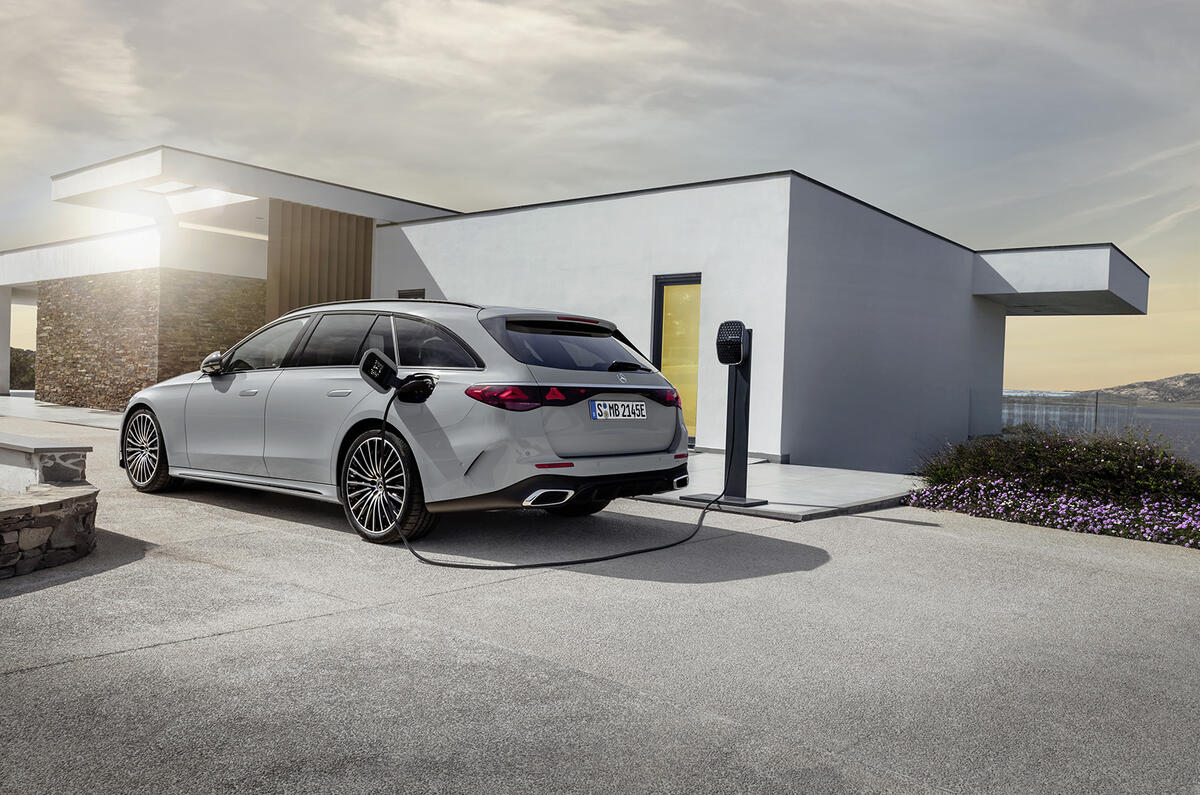 E Class estate charging E Class estate charging