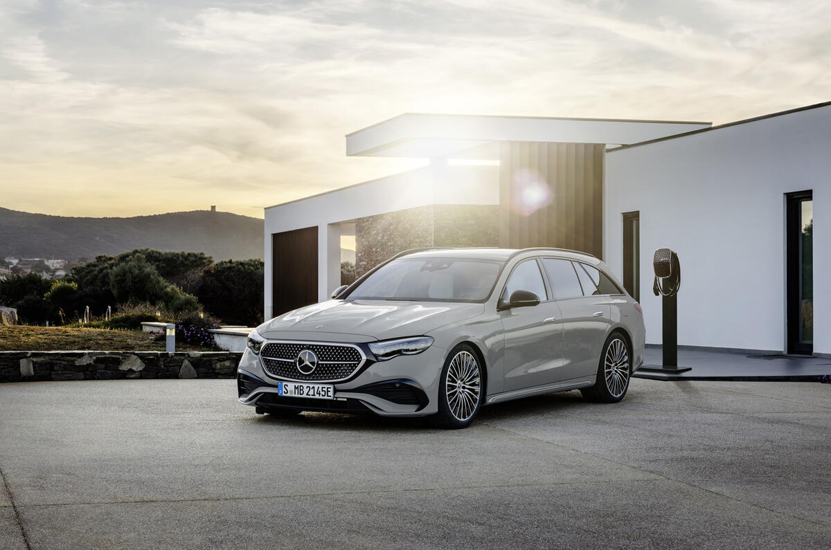 E Class estate front charging E Class estate front charging