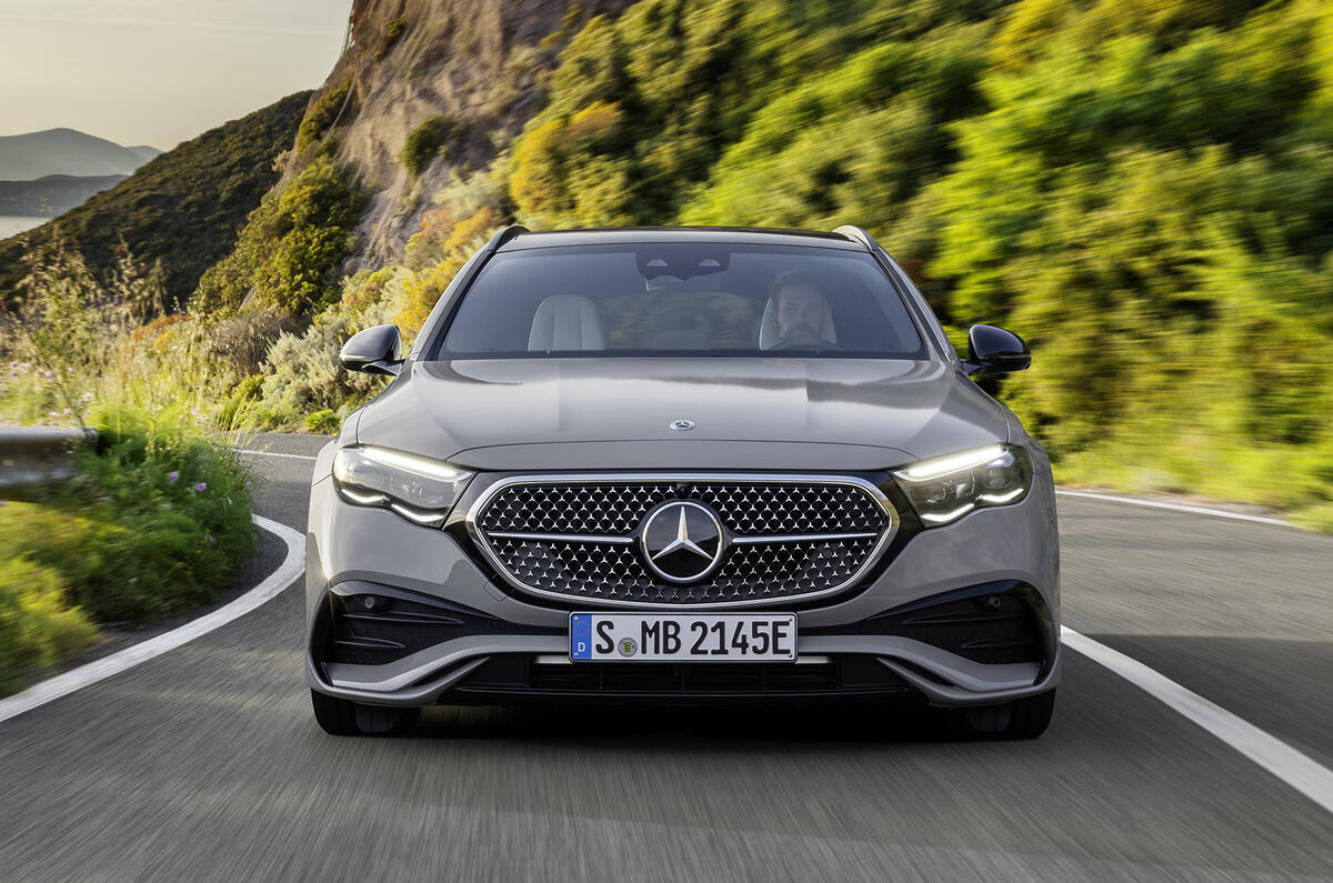 E Class estate front headon E Class estate front headon
