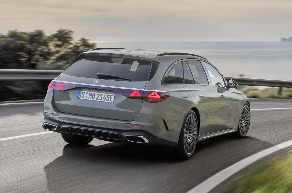 E Class estate rear dynamic E Class estate rear dynamic