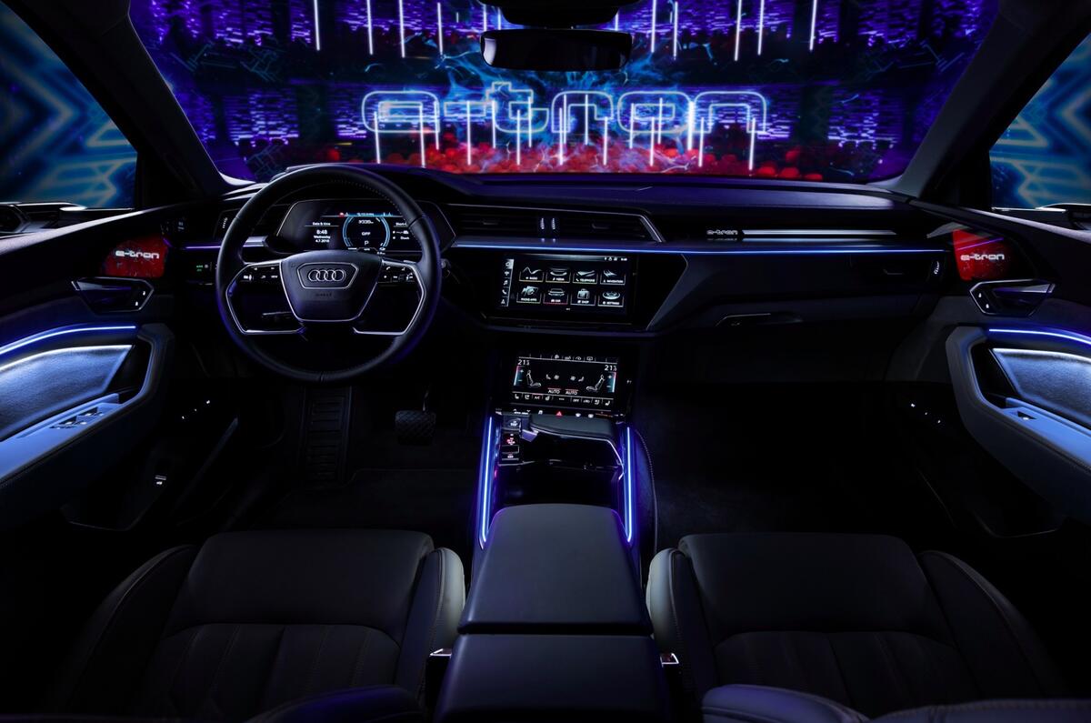 Audi E-tron interior