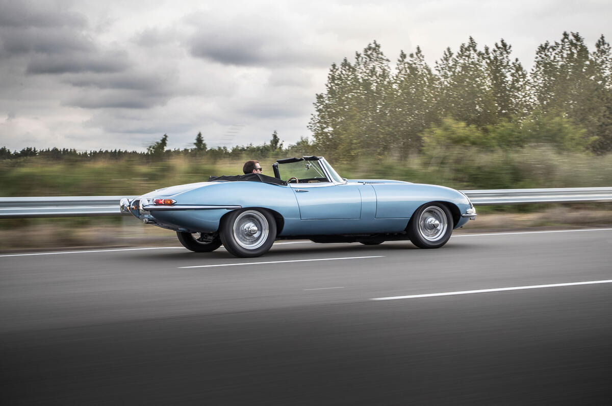 Jaguar E-Type ditches petrol, goes electric