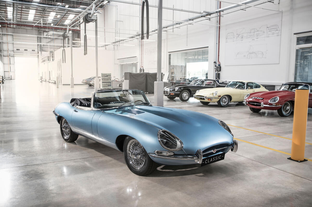 Jaguar E-Type ditches petrol, goes electric