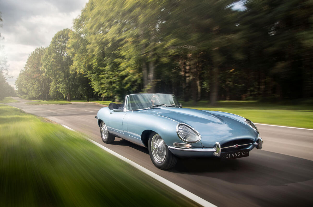 Jaguar E-Type ditches petrol, goes electric
