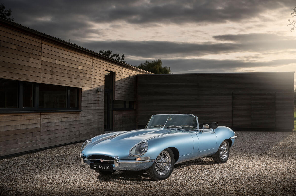 Jaguar E-Type ditches petrol, goes electric