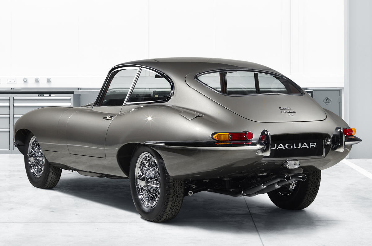 Restored reborn Jaguar E-Type