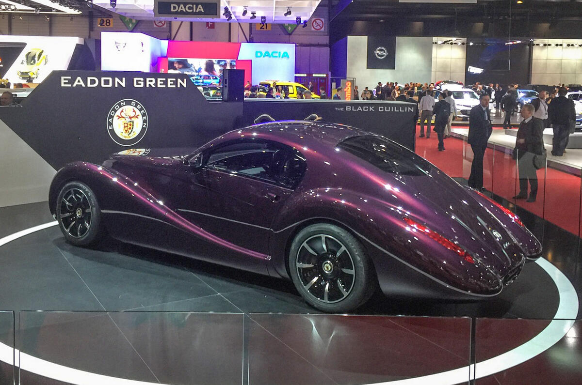 Eadon Green Black Cuillin V12 sports car revealed