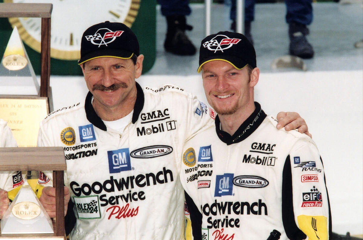 Dale Earnhardt and Dale Earnhardt Jr - image credit Getty Images Dale Earnhardt and Dale Earnhardt Jr - image credit Getty Images
